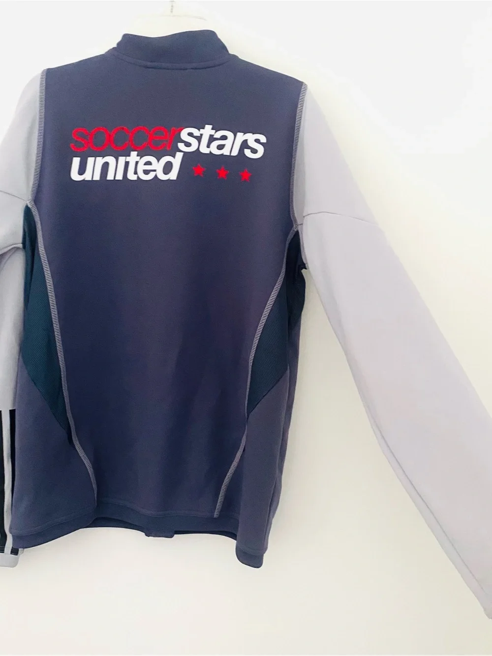 ⚽️Boys Adidas “Soccer Stars United” Sports Jacket SZ XL (Y)